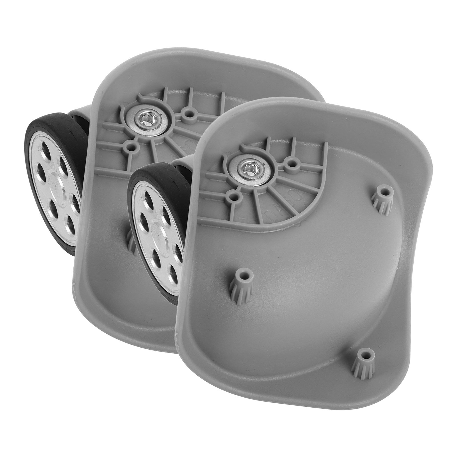 Silent Replacement Luggage Wheels - 1Pair Round Hole Luggage Wheel Replacement