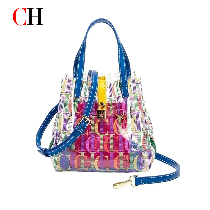 Wallets - CH Women PVC Transparent Tote Bag