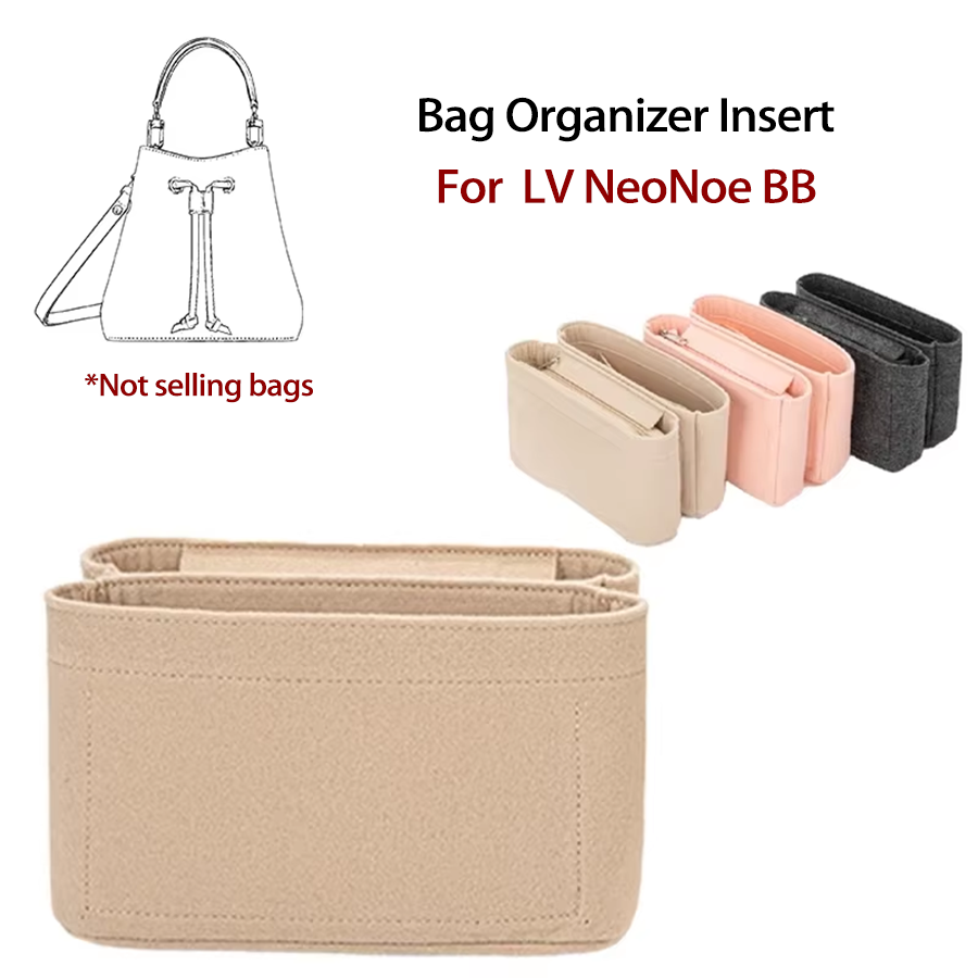 Cosmetic Bags - For LV Neonoe BB Bucket Felt