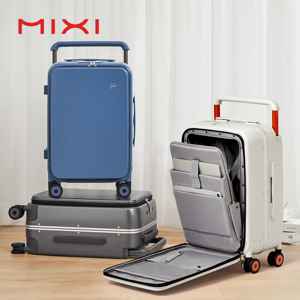 Aluminum Frame Carry On Luggage - Mixi New Design Wide Handle Suitcase