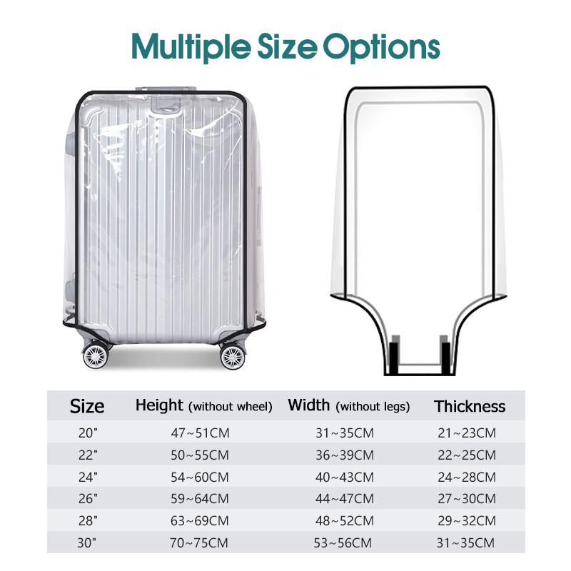 Travel Transparent Luggage Cov - огляд і ціна Luggage Protective Cover Transparent