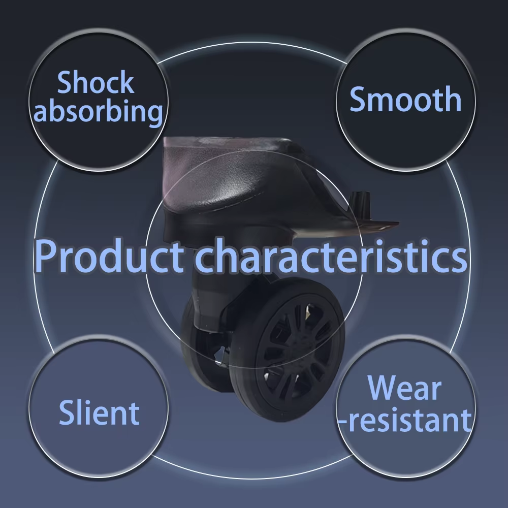 Universal Silent Luggage Wheel - огляд і ціна Silent Replacement Luggage Wheels