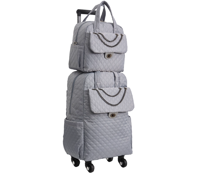 Women Carry on hand Luggage Ro - огляд і ціна Foldable Rolling Luggage Bag