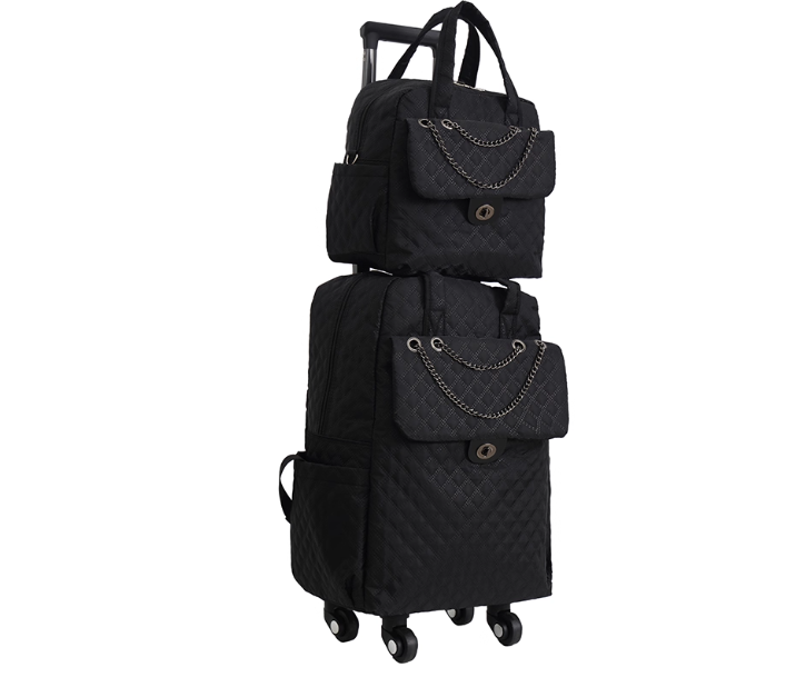 Women Carry on hand Luggage Ro - огляд і ціна Foldable Rolling Luggage Bag