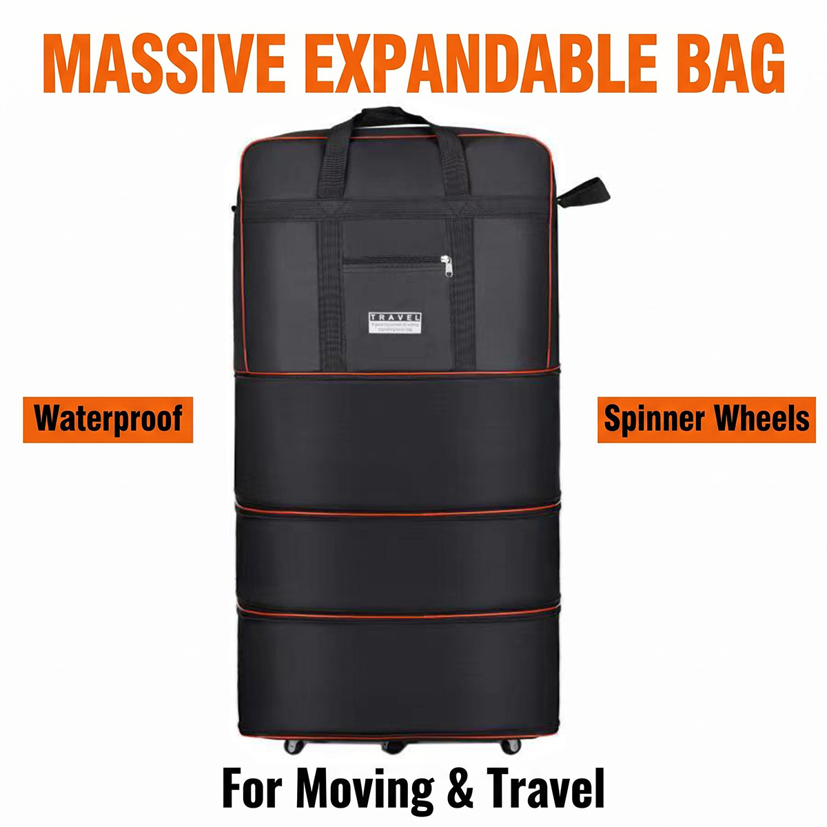 Travel Bag with Wheels Expanda - огляд і ціна Foldable Rolling Luggage Bag