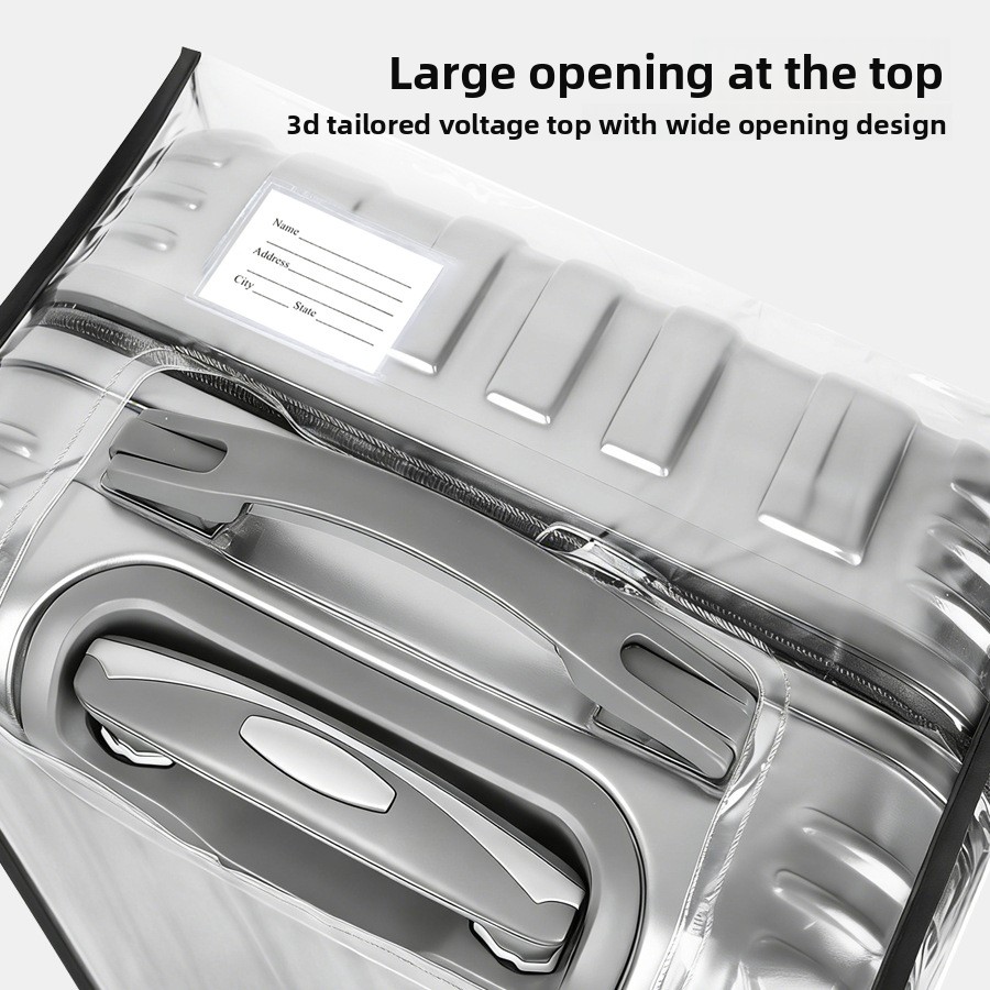 Transparent PVC Luggage Cover  - огляд і ціна Luggage Protective Cover Transparent