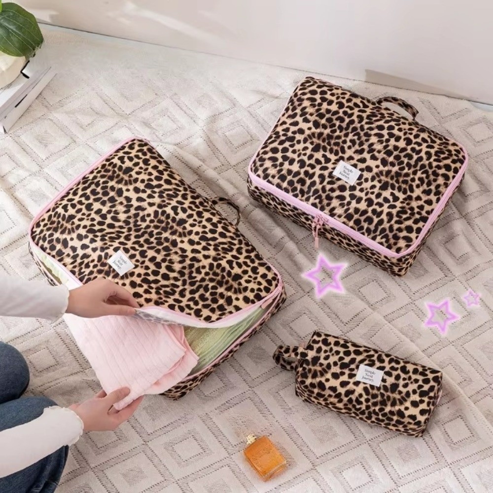 New Waterproof Leopard Makeup  - огляд і ціна Cosmetic Bags