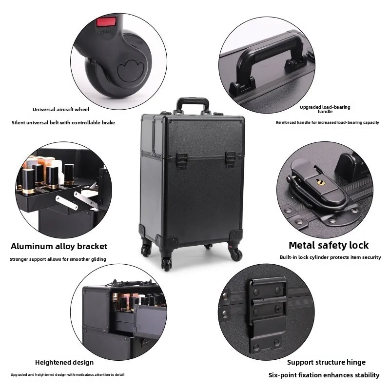 Rolling Cosmetic Luggage Organ - огляд і ціна Luggage