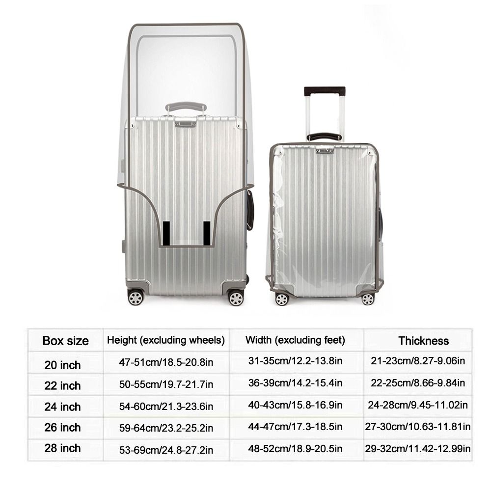 16-28 Inch Travel Luggage Cove - огляд і ціна Waterproof Suitcase Cover Protector