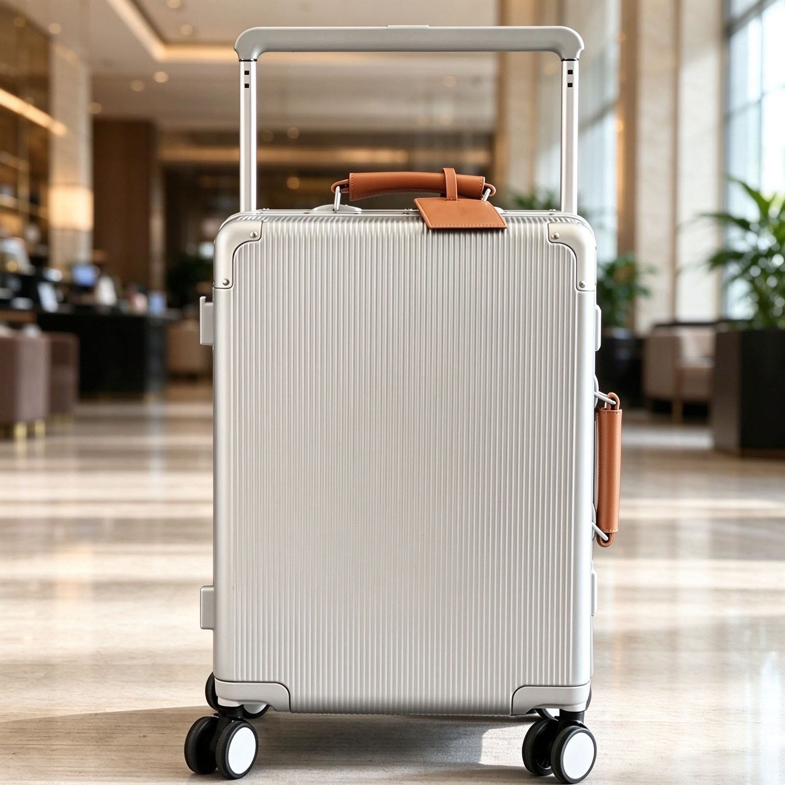 High-Quality PC Wide-Handle Lu - огляд і ціна Aluminum Frame Carry On Luggage