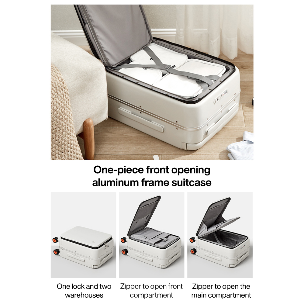 Mixi New Design Wide Handle Su - огляд і ціна Aluminum Frame Carry On Luggage